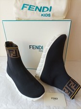 FENDI Kids FF Logo Sock