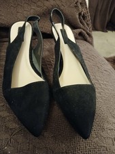 Ladies Black Slingback Shoes