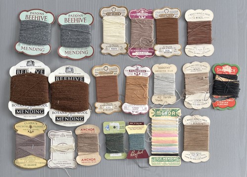 Vintage mending wool - 16,