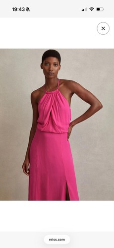 Reiss elliana drape - elliana, midi