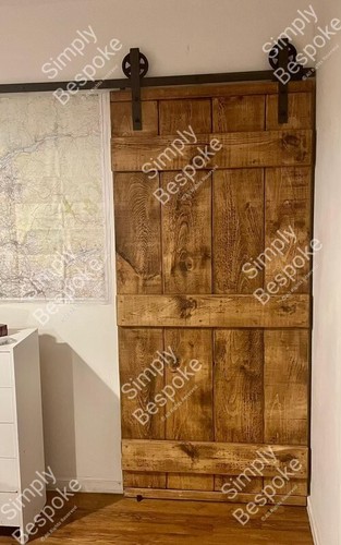 Farmhouse rustic ledged doors - rustic,
