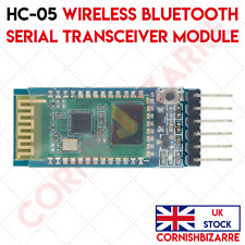 HC-05 ARDUINO ANDROID WIRELESS BLUETOOTH SERIAL 5V TRANSCEIVER MODULE - UK STOCK