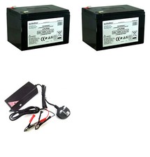 2 X ULTRAMAX 12V 12AH LITHIUM