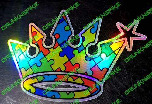 Autism crown sparkle - autism,