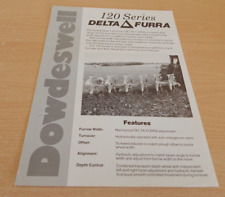 Dowdeswell 120 Series Delta Furra Range Mounted Reversible Ploughs Leaflet