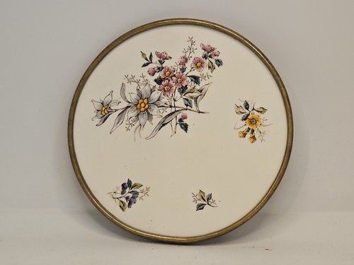 Vintage floral decorative dish - floral,