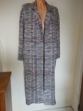 M&S Smart Maxi Length Coatigan Coat Size 16
