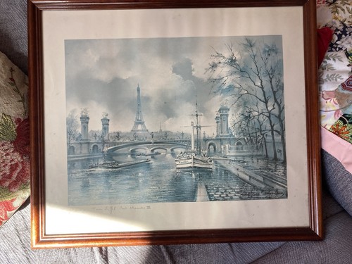 Framed picture paris - picture,