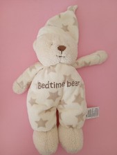 MOTHERCARE CREAM STAR BEDTIME BEAR SOFT TOY
