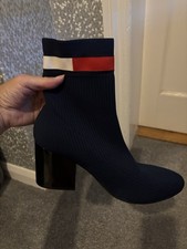 Women’s Tommy Hilfiger Navy Sock Boot