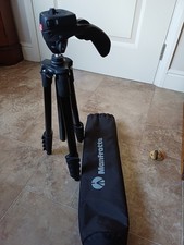 Manfrotto MKCOMPACTACN-BK Aluminium 5-Section Tripod With Hybrid Head - Black