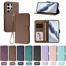 Magnetic Leather Wallet Phone