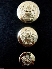 Round Gold Plastic Crested
