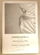 Sandra Blow - Royal Academy show 1979     2018 REISSUED ART EXHIBITION POSTER