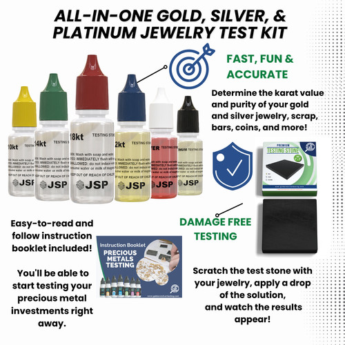 Gold silver test - gold,