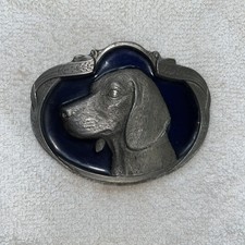 Hungarian Vizsla Belt Buckle Metal 1991 Preowned Very Good Condition