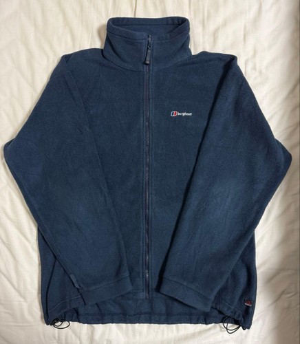 90s berghaus navy - navy, fleece