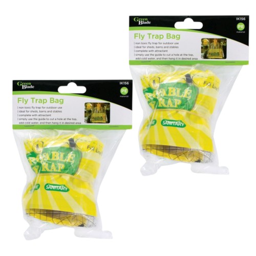 Hanging fly trap bags - x,