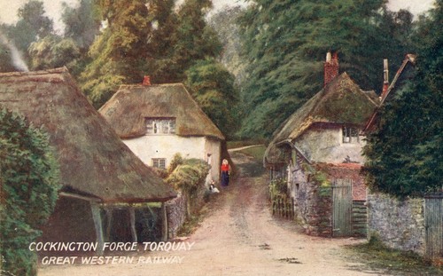Gwr postcard coloured views - gwr,