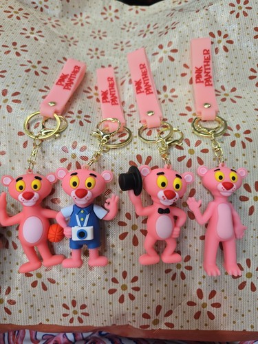 Pink panther keychain - 4,