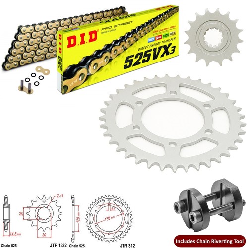 Rvf750 chain and sprocket - r,
