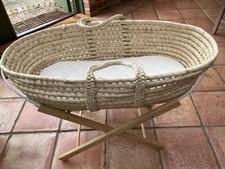 Wicker Moses Basket with