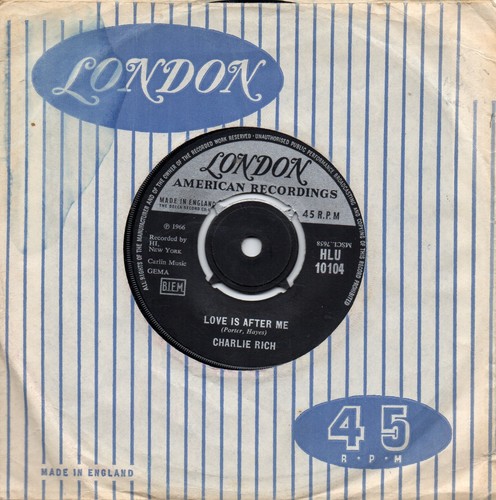 Charlie rich love is after - rich,