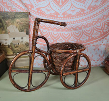 Vintage Bamboo Bicycle Planter Bamboo Bike Plant Holder