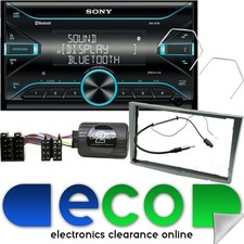 Vauxhall Corsa C Sony Bluetooth AUX MP3 USB Car Stereo Silver Panel Steering Kit