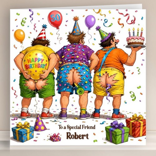 Personalised birthday card - personalised,