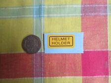 Japanese motorcycle Helmet holder sticker.