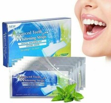 28 PROFESSIONAL ADVANCED TEETH WHITENING STRIPS HOME TOOTH BLEACHING UK
