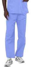 Adar Uniform Scrub Trousers 701 Universal Unisex Drawstring Ceil Blue Size 2XL