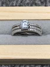 925 Sterling Silver CZ Cubic