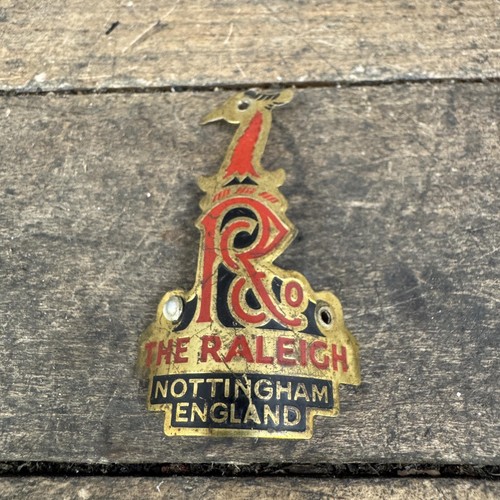 Vintage raleigh head badge - vintage,