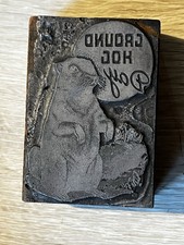 Ground Hog Day Printing Block