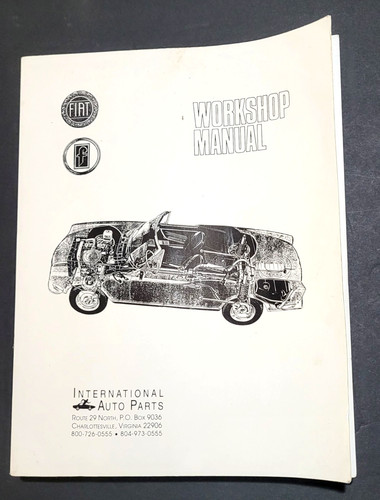 Fiat 124 spider workshop - 124,