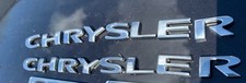 Chrysler 300c Trunk Chrome Lettering Rear Boot Bootlid Badges One Set 300c Crd