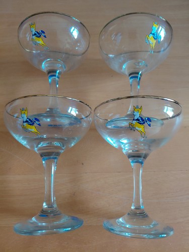 Vintage babycham glasses - vintage,