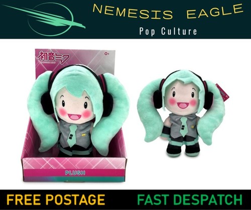 Hatsune miku plush - miku, 10”
