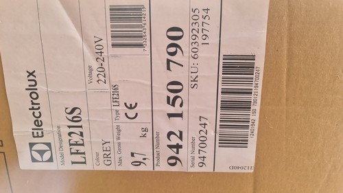 Electrolux efu216s grey - electrolux,