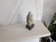 Carved Stone Oriental Figure/