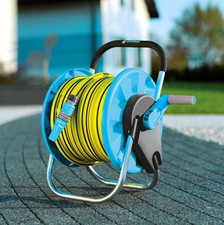 Cellfast ALUPLUS 45m Garden Hose Reel – Durable Aluminium Portable Holder