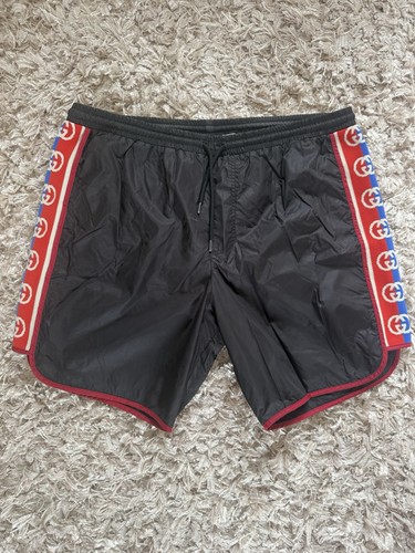 Mens gucci monogram tape swim - monogram,