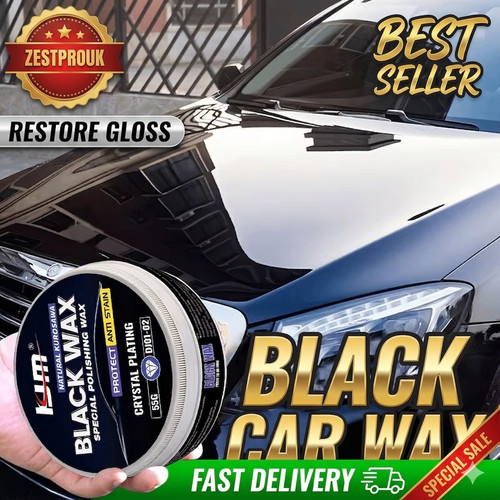 Black car wax professional - black,
