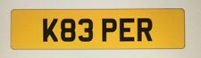 KACPER K83PER CASPER cherished private personal number plate dateless platinum
