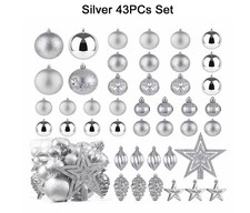 43Pcs Shatterproof Christmas