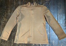 Vtg 60s Mod Go-Go Brown Shiny