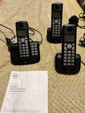 BT3560 Digital Cordless Phone With Answer Machine Triple Handset