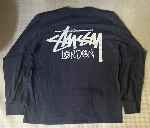 Stussy navy cotton men - cotton,